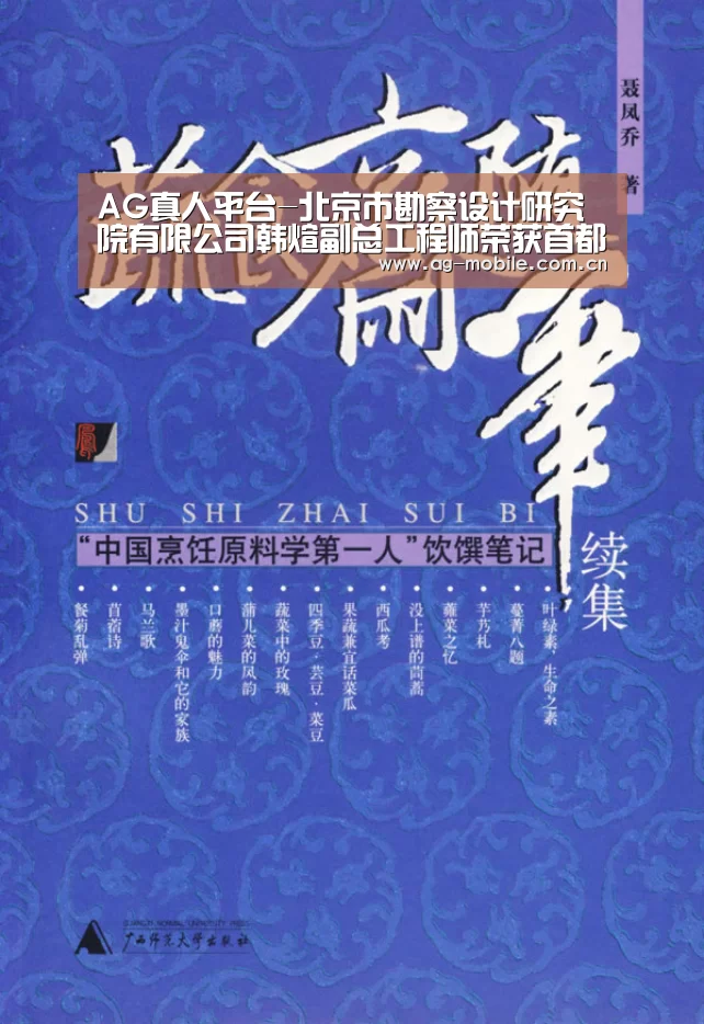 AG真人平台-北京市勘察设计研究院有限公司韩煊副总工程师荣获首都劳动奖章(图2) AG真人
